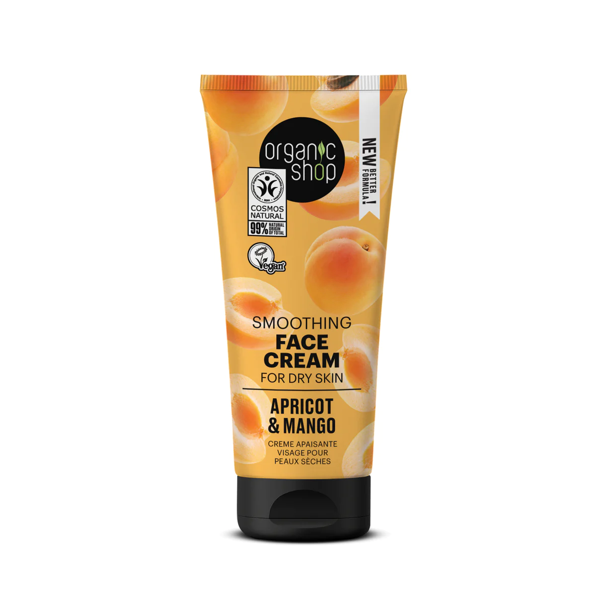 Organic Shop - Smoothing Face Cream for dry skin Apricot and <b>Mango</b> 50ml. 