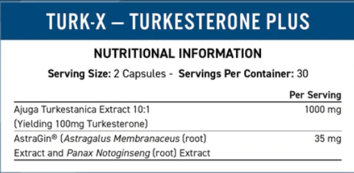 Turkesterone haute dose - avec garantie de 100 jours