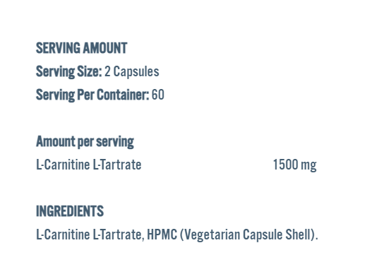 - Applied Nutrition - L-carnitine 1500